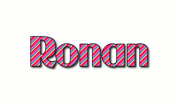 Ronan Logo | Outil de conception de nom gratuit à partir de texte ...
