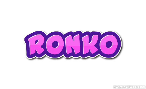 Ronko ロゴ フレーミングテキストからの無料の名前デザインツール