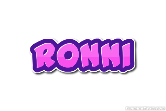 Ronni ロゴ