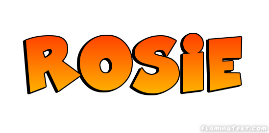 Rosie Logo | Free Name Design Tool from Flaming Text