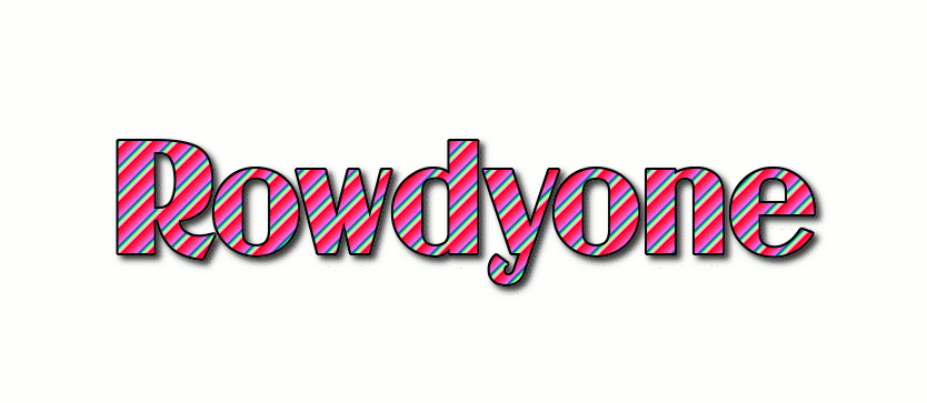Rowdyone شعار