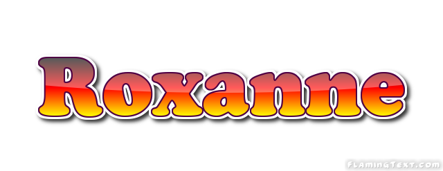 Roxanne شعار