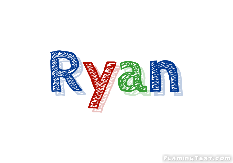 Ryan Logo | Free Name Design Tool from Flaming Text