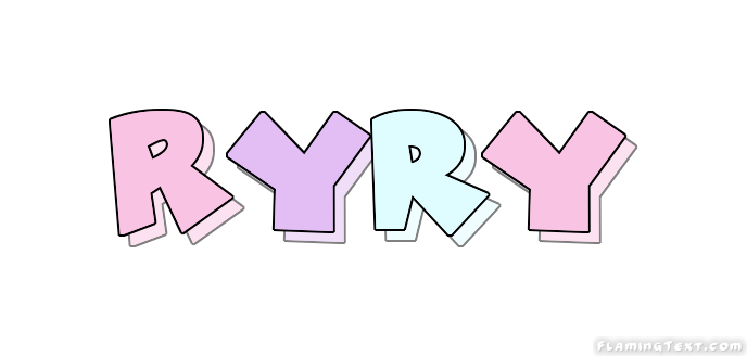 Ryry Logo | Free Name Design Tool from Flaming Text