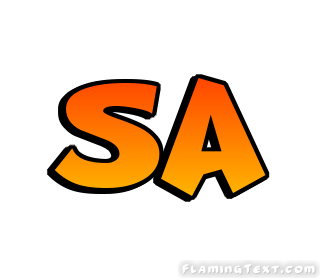 Sa Logo Free Name Design Tool From Flaming Text