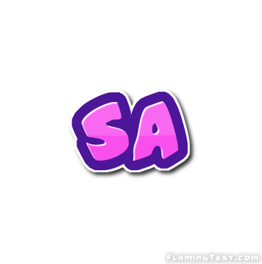 Sa Logo Free Name Design Tool From Flaming Text