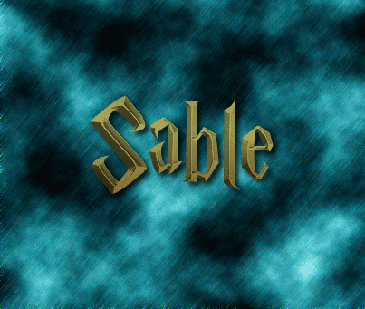  Sable  Logo  Free Name Design Tool from Flaming Text