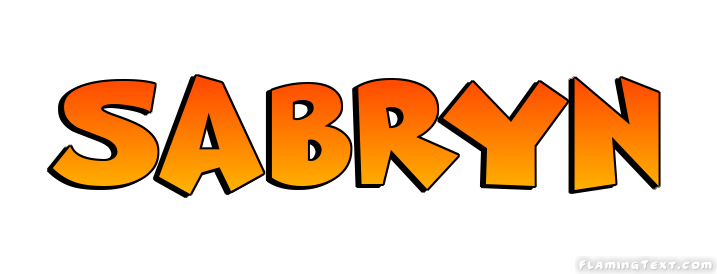 Sabryn Logo | Free Name Design Tool from Flaming Text