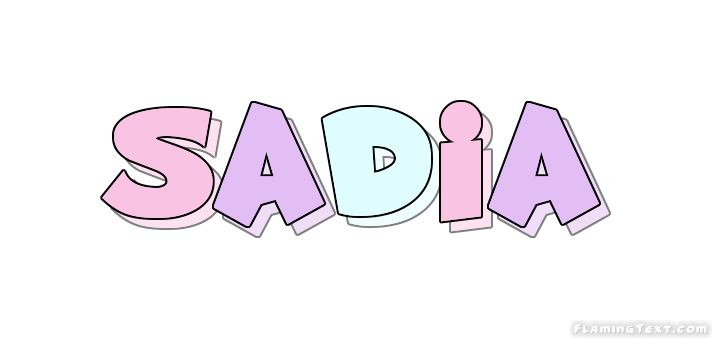 Sadia Logo | Free Name Design Tool from Flaming Text