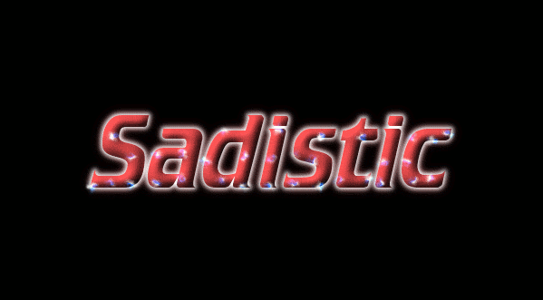 Sadistic شعار