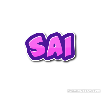 Sai Logo Free Name Design Tool From Flaming Text