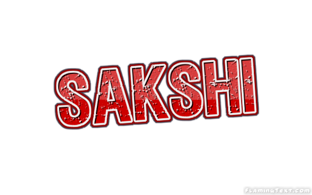 Sakshi Logo Free Name Design Tool From Flaming Text