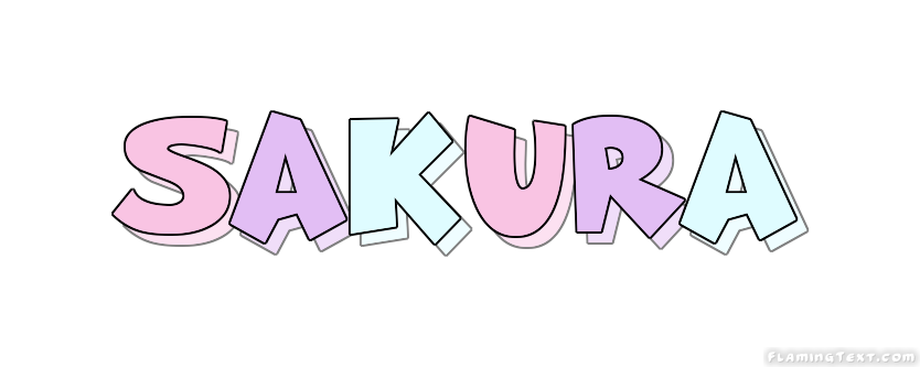 Sakura Logo Herramienta de diseño de nombres gratis de Flaming Text