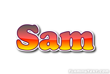 Sam Logo | Free Name Design Tool from Flaming Text