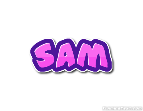 Sam Logo | Free Name Design Tool from Flaming Text