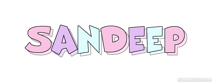 Sandeep Logo Free Name Design Tool From Flaming Text