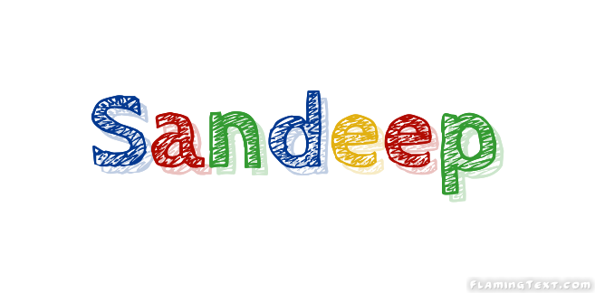 Sandeep Logo Free Name Design Tool From Flaming Text