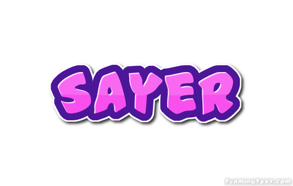 Sayer 徽标