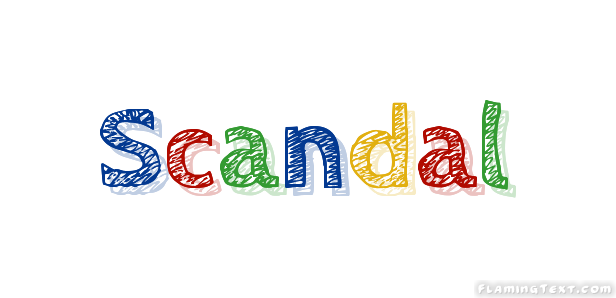 Scandal ロゴ フレーミングテキストからの無料の名前デザインツール