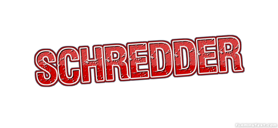 Schredder شعار