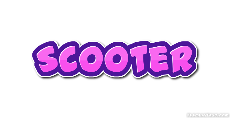 Scooter Logo | Free Name Design Tool from Flaming Text