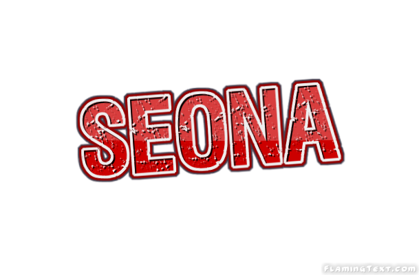 Seona Logo | Free Name Design Tool from Flaming Text