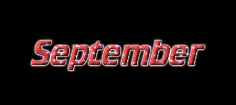 September 徽标