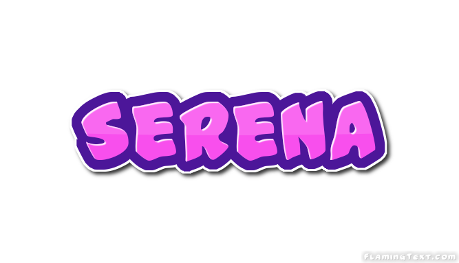 Serena Logo Free Name Design Tool From Flaming Text