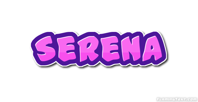 Serena Logo Free Name Design Tool From Flaming Text