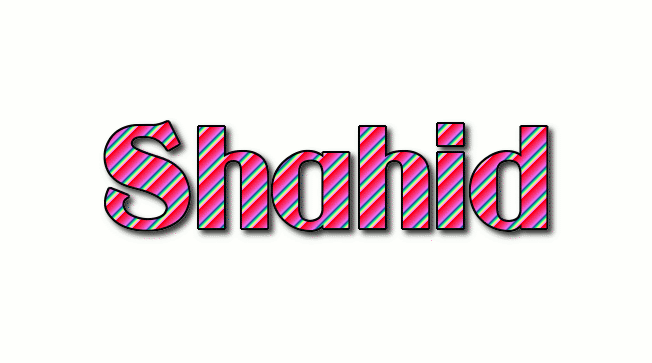 Shahid Name Stickers & Signs - CafePress
