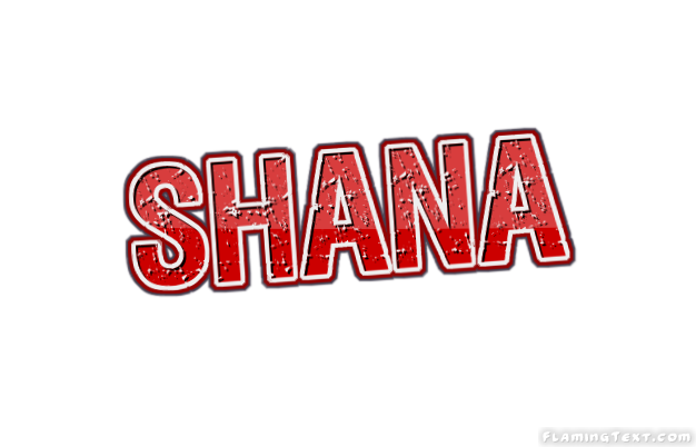 Shana Logo | Herramienta de diseño de nombres gratis de Flaming Text