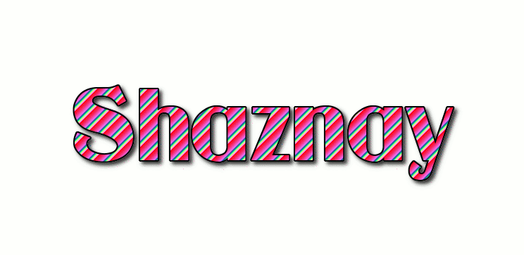 Shaznay ロゴ フレーミングテキストからの無料の名前デザインツール