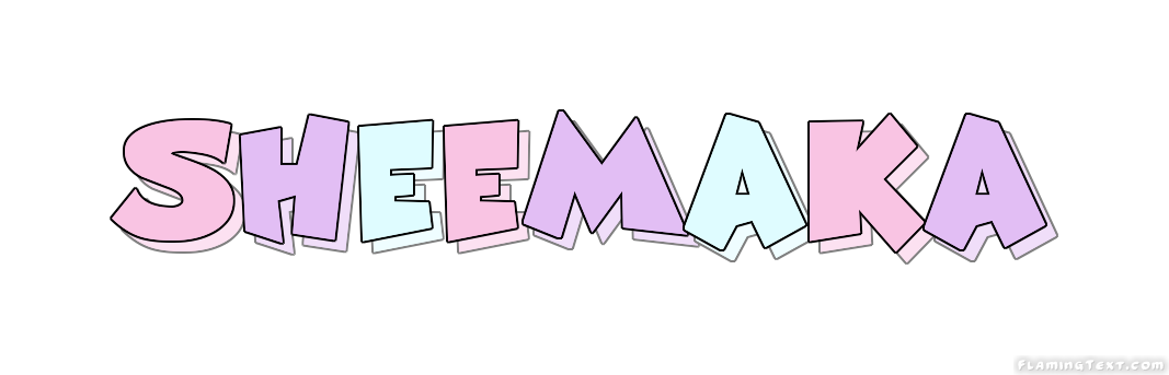 Sheemaka Logo | Free Name Design Tool from Flaming Text