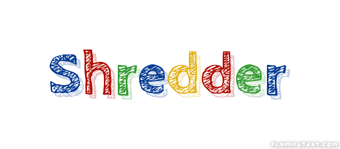 Shredder ロゴ