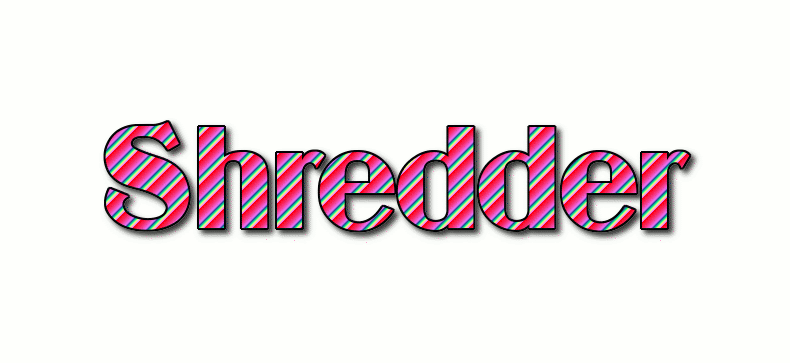 Shredder Лого