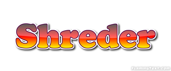 Shreder شعار