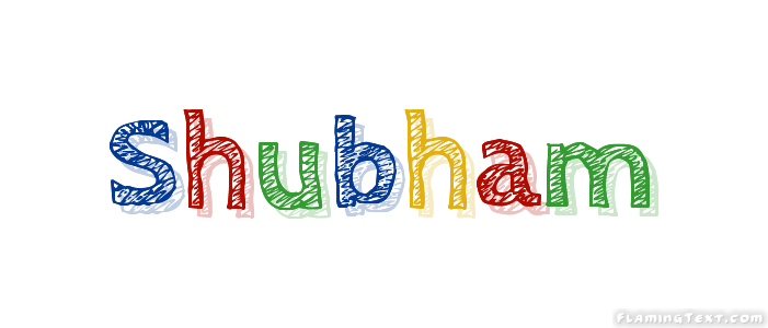 Shubham Logo Free Name Design Tool From Flaming Text