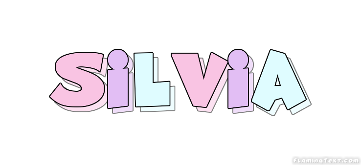 Silvia Logo | Free Name Design Tool from Flaming Text