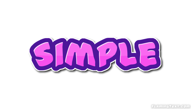Simple شعار