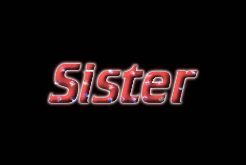 Sister Logo | Free Name Design Tool from Flaming Text