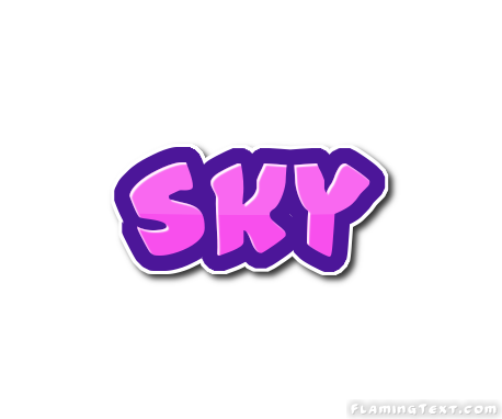 Sky Logo | Free Name Design Tool from Flaming Text