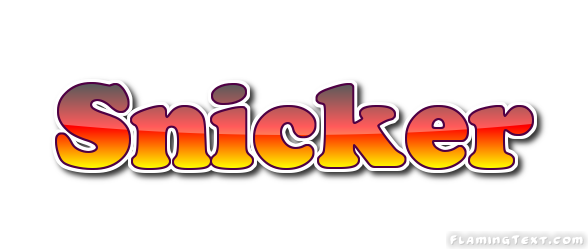 Snicker شعار