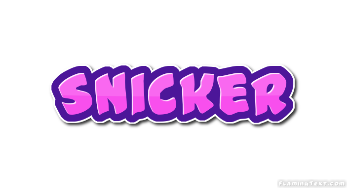 Snicker ロゴ