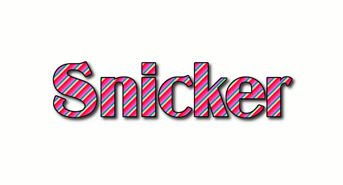 Snicker شعار