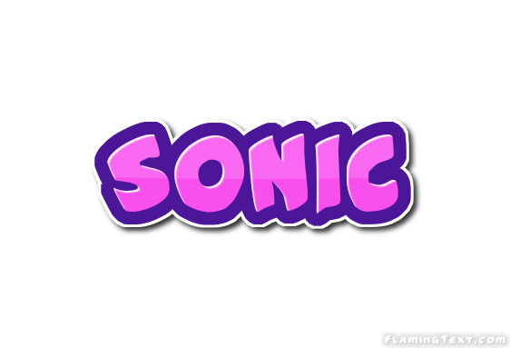 Sonic Name Logo