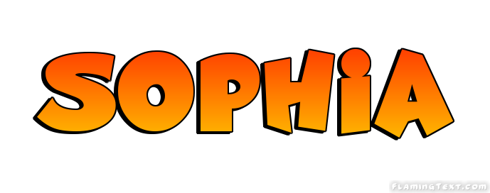 Sophia Logo Free Name Design Tool From Flaming Text