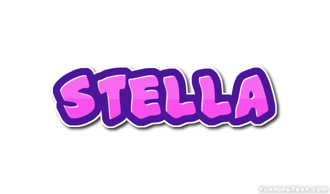 Stella Logo | Free Name Design Tool from Flaming Text