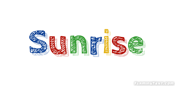 Sunrise شعار