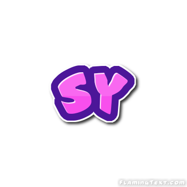 Initial letter sy creative design logo Royalty Free Vector