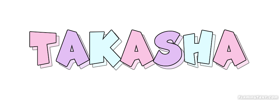 Takasha Logo | Free Name Design Tool from Flaming Text
